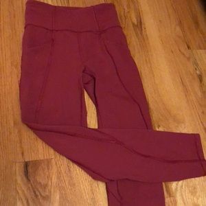 Lulu lemon cropped pants